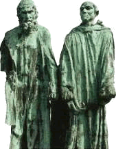 Фрагмент скульптуры «Граждане Кале»